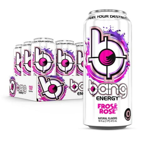 Bang Frose Rose Energy Drink, 16 oz, 12 Pack Cans