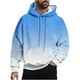 thumbnail image 2 of Sudadera con capucha para hombre, estilo casual, con cuello redondo, estampado, manga larga, blusa de poliéster, 2 of 6