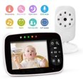 thumbnail image 4 of Baby monitor two-way audio voice intercom infrared night vision baby camera with monitor video surveillance security protection, 4 of 5