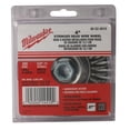 thumbnail image 2 of Cepillo de alambre Milwaukee Electric de acero al carbono de 4 pulgadas, 2 of 2
