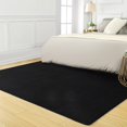 thumbnail image 4 of Lochas Soft Modern Area Rug Boho Rugs for Bedroom Living Room Nursery Modern Home Decor Low Pile Carpet,5'x8',Balck, 4 of 7