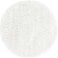 thumbnail image 2 of Jill Zarin Shaggy Chic Collection Area Rug - Shaggy (3' 3" Round Sea Salt White), 2 of 12