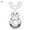 White, variant on Trayknick Kids Toothbrush Food Grade Cartoon Shape Silicone 360 Degrees Deep Cleaning U-Type Manual Toothbrush for Home