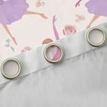 thumbnail image 4 of Manfei Pretty Ballet Princess Curtains Pack of 2 (42x84 Each), Girls Dancer Curtains Blackout, Vintage Blossoms Living Room Curtains, Luxury Home Decor, 4 of 6