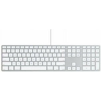 Apple, Wireless USB-C Magic Keyboard with Numeric Keypad, White