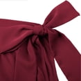 thumbnail image 1 of Vestido corto de mujer con pliegues y cuello de un hombro para cóctel (rojo XL) FLhrweasw Para estrenar, 1 of 8