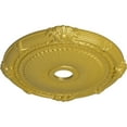 thumbnail image 3 of Ekena Millwork 27 1/2"OD x 3 7/8"ID x 2 1/4"P Heaton Ceiling Medallion (Fits Canopies up to 6 1/2"), Hand-Painted Rich Gold, 3 of 6