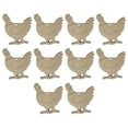 thumbnail image 2 of Adornos colgantes de Pascua DIY: Rodajas de madera para decorar el hogar y centros de mesa Gallo, 2 of 9