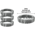 thumbnail image 3 of KFFKFF Razor Cables, 147 ft Razor Spiked Wire, 3 Bundles Razor Wire Barrier Razor Enclosure, Dual Helix Razor Ribbon Spiked Wire Zinc-Coated Razor Wire Enclosure, Bundles Razor for Yard, 3 of 9
