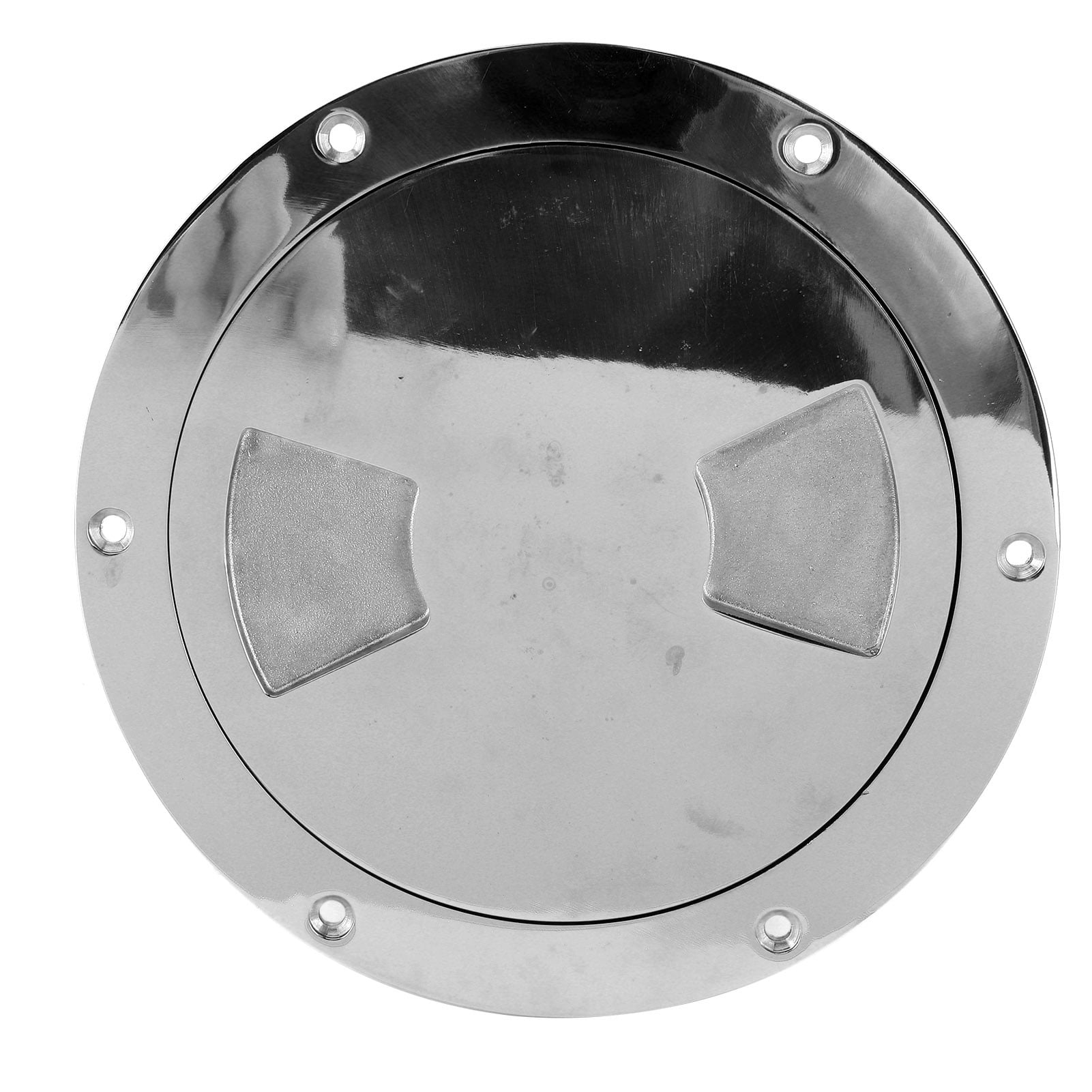 5" 316 Stainless Steel Deck Plate For Boat  Marine Deck Cabin Hardware Polished