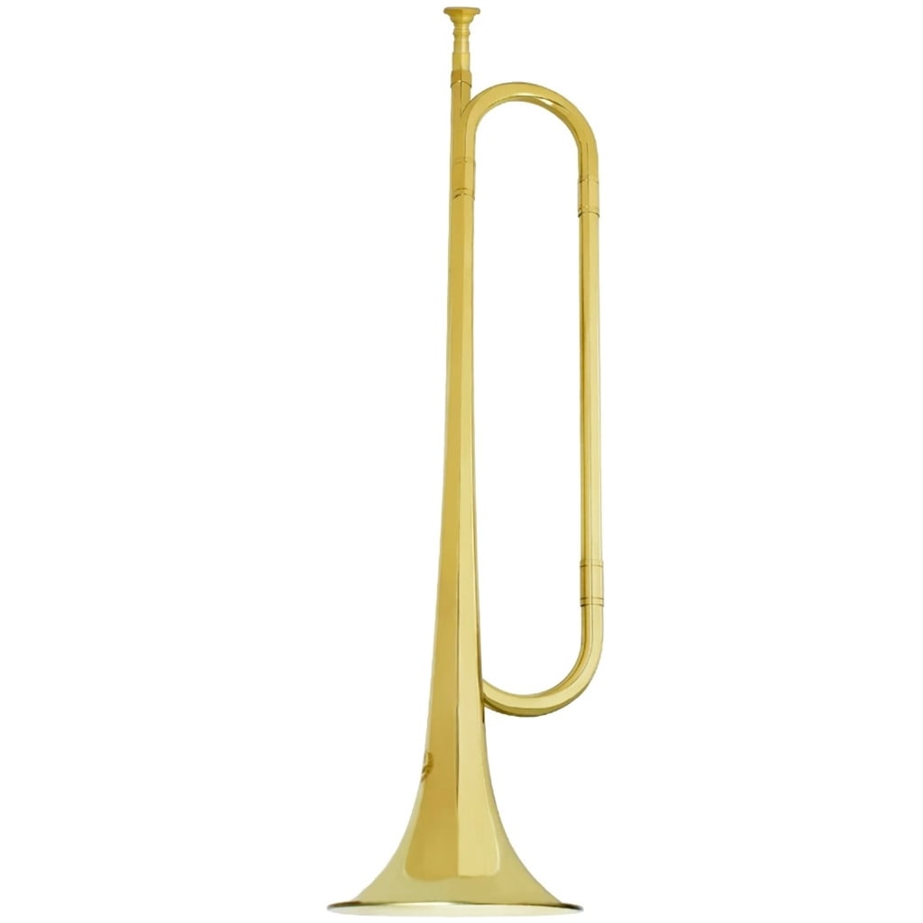 Miiottaa Light Weight Brass Trumpet Bb Flat Bugle with Mouthpiece For Long Practice
