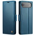 thumbnail image 2 of CaseMe Leather For iPhone Air Wallet Case with RFID Blocking, For iPhone Air Case Wallet for Women Men Card Holder Magnetic Clasp Kickstand Folio Case for iPhone Air,Blue,For iPhone Air, 2 of 11