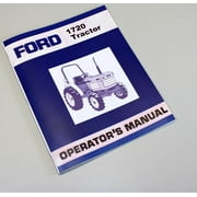 Ford New Holland 1720 Compact Tractor Owners Operators Manual Maintenance Diesel