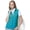 Dark Teal/Silver, variant on Monterey Club Women's Lightweight Microfiber Sparkling Dot Zip- up Vest #2771
