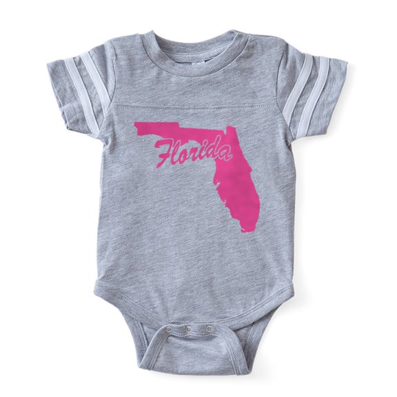 CafePress - Florida - Cute Infant Baby Football Bodysuit