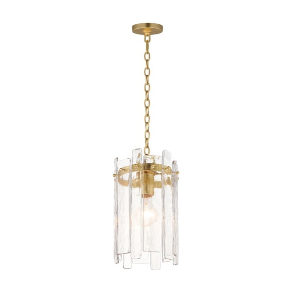 21831AGGL Maxim Lighting Warren - 1 Light Pendant-12 Inch Tall and 7.5 Inch Wide