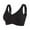 Black, variant on Women's Heart Pattern Bra Seamless Wireless Lingerie, Heart Shaped Push Up Tank Top Underwear, Gathered Breathable Bralette, Non Slip Supporting Vest, Invisible Comfort Sleep Bra, Padded Daily Top