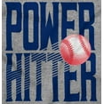 thumbnail image 2 of Baseball Player Power Hitter Fan Zip Hoodie Sweatshirt Men Brisco Brands S, 2 of 6