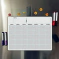 thumbnail image 4 of 3X A3 Pizarra Magnética Calendario de Borrado En Seco Conjunto Pizarra Planificador Semanal para Refrigerador Refrigerador Cocina Hogar 17X12 Pulgadas, 4 of 5