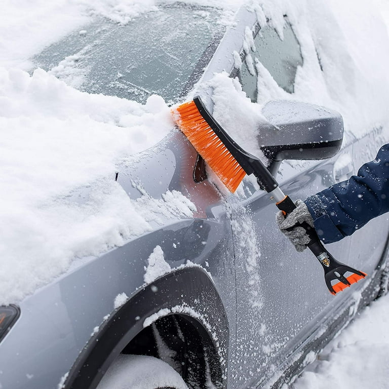 Snow Moover 24 Compact Snow Brush with Ice Scraper