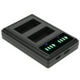 thumbnail image 1 of Double Display Camera Battery Charger, Safe  Professional Dual Interface Camera Battery Charger, Black For BLN-1 Battery With LCD Display Camera, 1 of 8