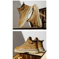 thumbnail image 5 of PU Leather High Top Boots for Men - Comfy Durable Hiking Trekking   Shoes for Outdoor Activities, 5 of 7