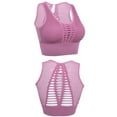 thumbnail image 5 of KingShop Sports Bra High Impact Support Woman Push-up Yoga Bra Padded Crop Top Workout Gym Running Underwear Bra, 5 of 6