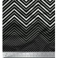 thumbnail image 3 of oneOone Viscose Jersey Fabric Chevron & Triangle Panel Printed Craft Fabric BTY 60 Inch Wide, 3 of 3