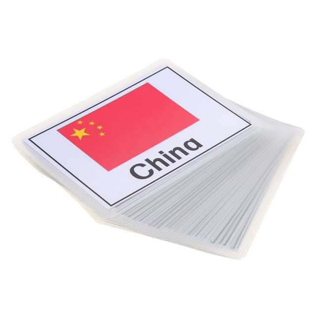 Tarjetas Didácticas Laminadas Hugo Tarjetas de vocabulario visual 48x bandera Nacional