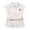 White, variant on Tkrady Toddler Girl Outfits Spring Summer Short Sleeve Shirts Shorts Set Casual Loose Suit, Sizes 3-10 Years