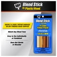 thumbnail image 2 of 0.86 Oz. Dap 7079804101 Light Browns Plastic Wood 4-Color Blend Stick Value Pack, 2 of 5