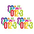 thumbnail image 3 of KAKOWELY mailbox decal 3 Sets Colorful Mailbox Numbers Stickers Self Adhesive Vinyl Waterproof Number Decals House Numbers Sticker for Mailbox Signs Door Cars Garbage Bins Address Number, 3 of 4