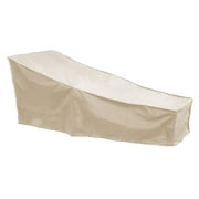 LYUMO Patio Chaise Lounge Cover 82 inch Durable Waterproof Outdoor Lounge Chair Cover Furniture Covers, Beige