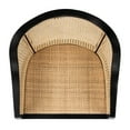 thumbnail image 5 of SAFAVIEH Maika Nautical Solid Dining Chair, Black/Natural, 5 of 7