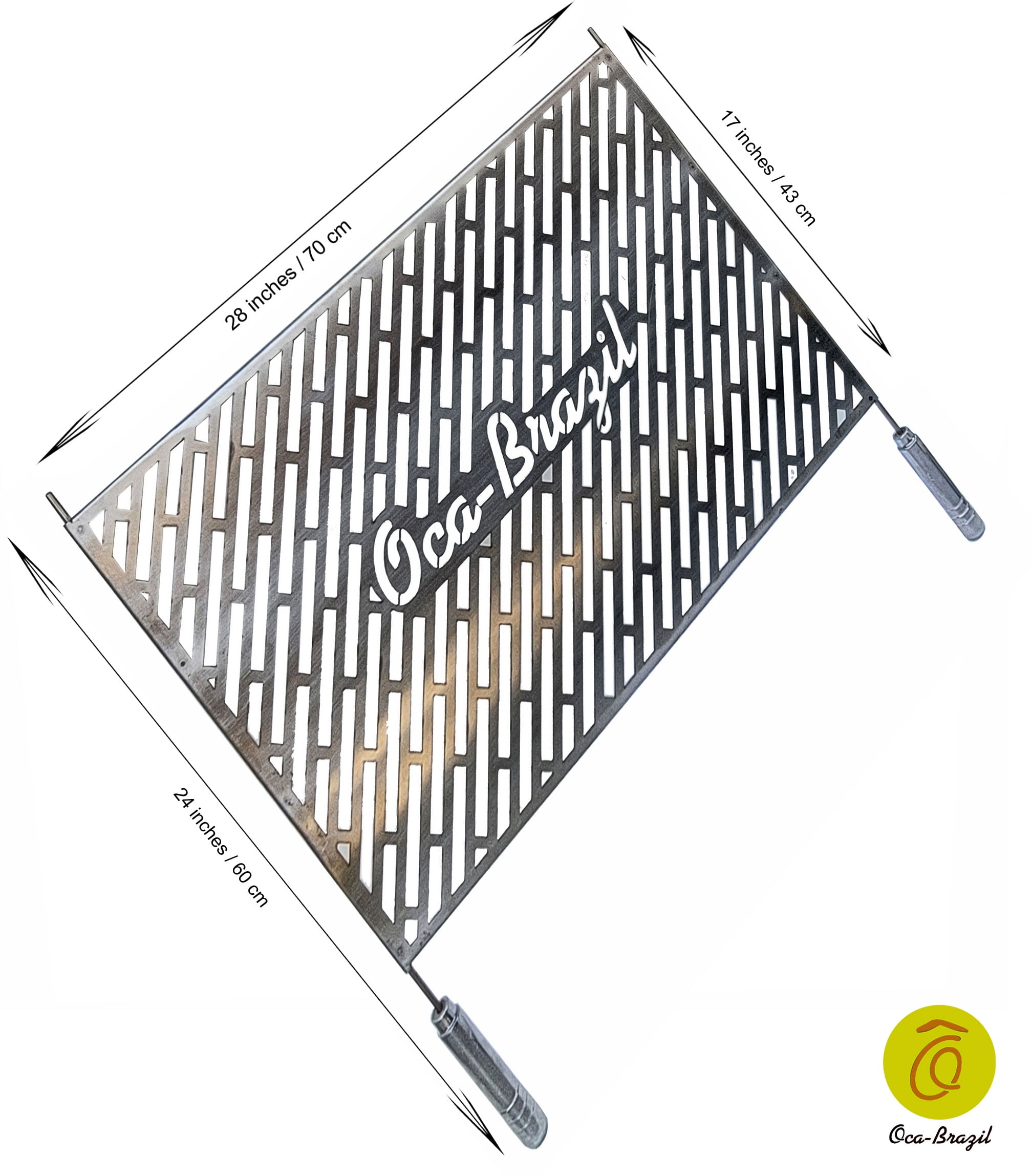 Flat Grill Oca-Brazil - Professional Grade - Stainless Steel
