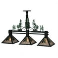 thumbnail image 4 of Meyda Tiffany 130714 44.25" L Winter Pine 3 Light Island Chandelier - Copper, 4 of 4
