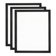 thumbnail image 1 of 3pcs Self Adhesive Magnetic Wall Sign Holder, 8.5"x11" Frame Display Window Sign Wall Mount for Home,Black, 1 of 6