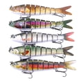 thumbnail image 2 of 13.7cm 27g Multi Jointed 3D Eye Simulation Fish Fishing Bait Lure with Hook, 2 of 7