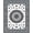 Black And White, Pattern 4, variant on Design&I 8'x10' Washable Area Rug Door Geometric Curved Interlocking Border Abstract Decorative for King Size Bedroom, Under Bed, Sleek Flatweave Pet Friendly