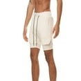 thumbnail image 6 of LYMAYTER Sports Shorts for Men's Double Layer Color Breathable Matching Shorts M-5XL, 6 of 8