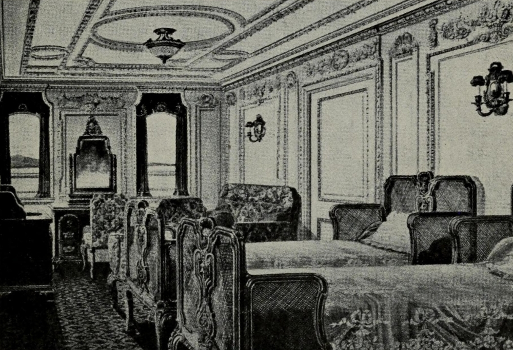 Photo Truth about the Titanic 1913 Suite bedroom Poster Print (18 x 24)