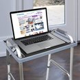 thumbnail image 4 of Support Plus Walker Tray Table - Mobility Table Tray for Walker, Non Slip Walker Tray Mat, Walker Accessories Mat, Cup Holder for Walker (21"x16") - Gray, 4 of 5