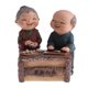 thumbnail image 2 of Figuras de pareja de ancianos Cola Resina Aniversario creativo, 2 of 8