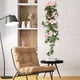 thumbnail image 5 of Rosa Artificial de Imitación de 95 Cm | Rosas Artificiales de Plástico con Pétalos En Capas | Planta Decorativa Flexible para Cubrir Conductos de Techo de Sala de Estar | Guirnalda Floral Artificial, 5 of 5