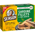 thumbnail image 2 of (12 pack) Season Sardines in Pure Olive Oil, 3.75 oz Can, 2 of 10