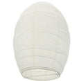 thumbnail image 5 of LOLIPPYY Paper Lamp Shade: Foldable Paper Lantern Lampshade Oval Hanging Light Shade Pendant Lamp Cover for Home Bedroom and Party Decor, 5 of 7