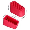 thumbnail image 2 of SKISUNO 4Pcs Ladder Non-slip Foot Protectors Rosy Rubber Stress Dispersion for Home Users, 2 of 6