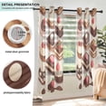 thumbnail image 3 of Yayeee Window Curtains Light Filtering 63"x42" Grommet Panel Pair Home Living Room Decor, Cute Chocolate Cakes, 3 of 7