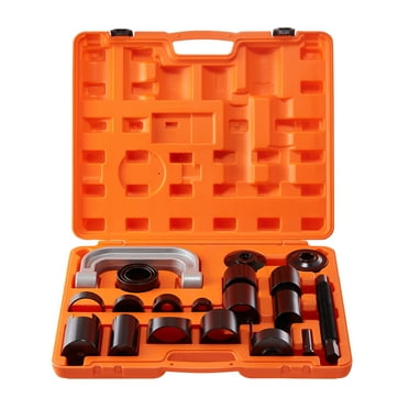 KFFKFF Ball Joint Press Kit, 21-Piece Set, C-Press Removal & Installation Toolset for Majority of 2WD & 4WD Vehicles, Durable Auto Repair Equipment for Maintenance Tasks