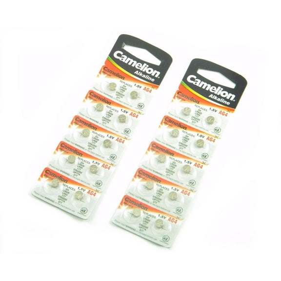 20pcs Quality AG4 Batteries - Replaces G4, LR626, LR66, 177  Watches, Key ZFobs Etc